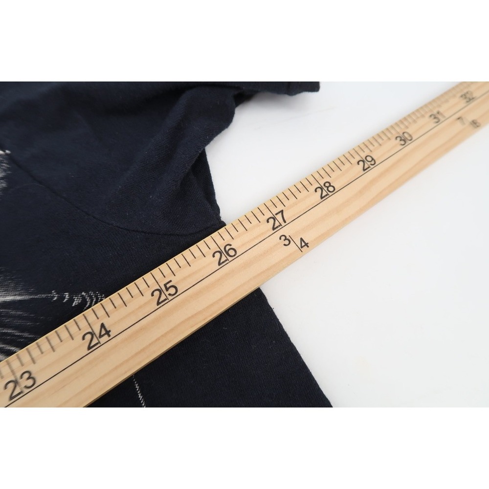 Jerzees Skull Native American T-Shirt Mens 2XL Black All Over Graphic Tee XXL - Picture 8 of 10
